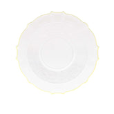 12 Oz. Clear/Gold Petal Bowls | 20 Count